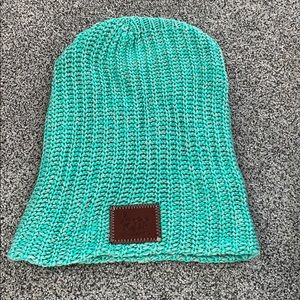 Teal love your melon LYM beanie NWOT